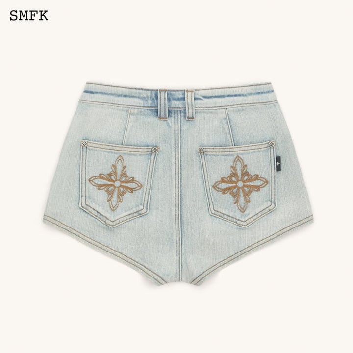 SMFK WILDWORLD DANCER LIGHT BLUE MINIPANTS