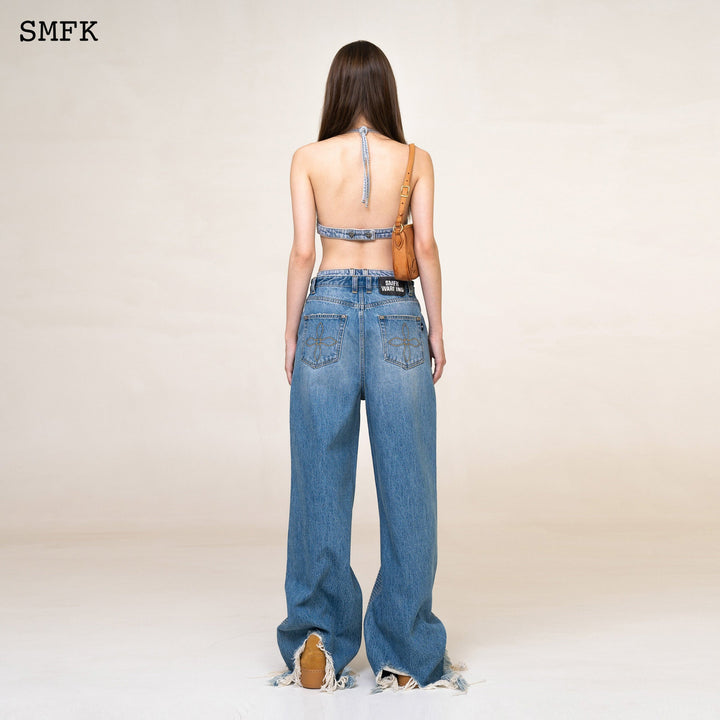 SMFK WILDWORLD DIAMOND BLUE JEANS