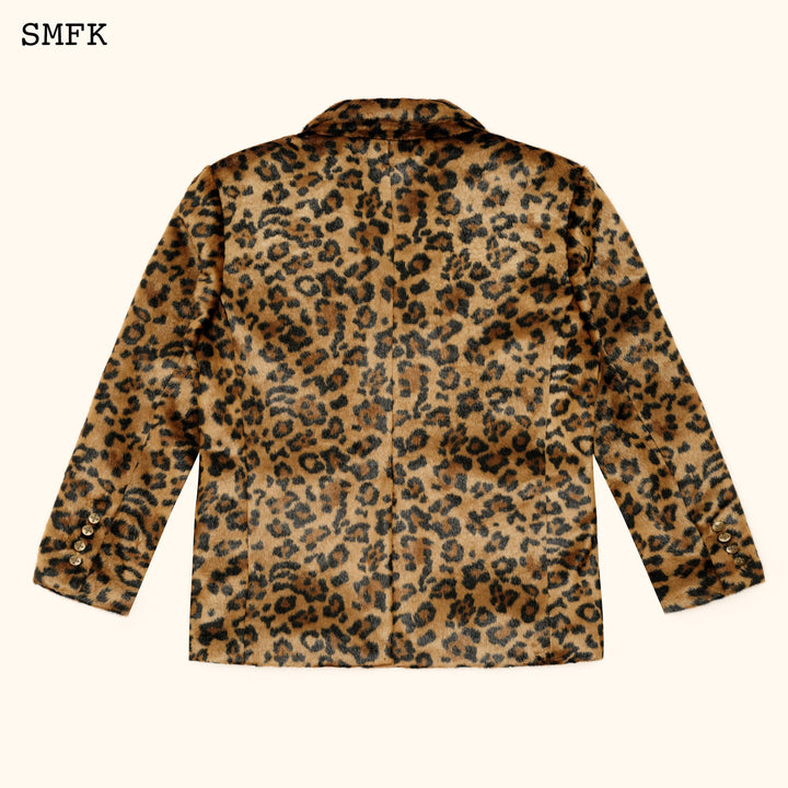 SMFK WILDWORLD LEOPARD FAUX FUR SUIT