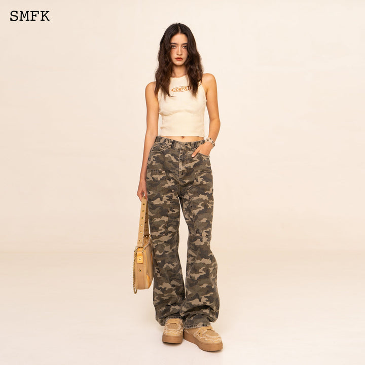 SMFK WILDWORLD LOGGING CAMOUFLAGE WORK WEAR PANTS