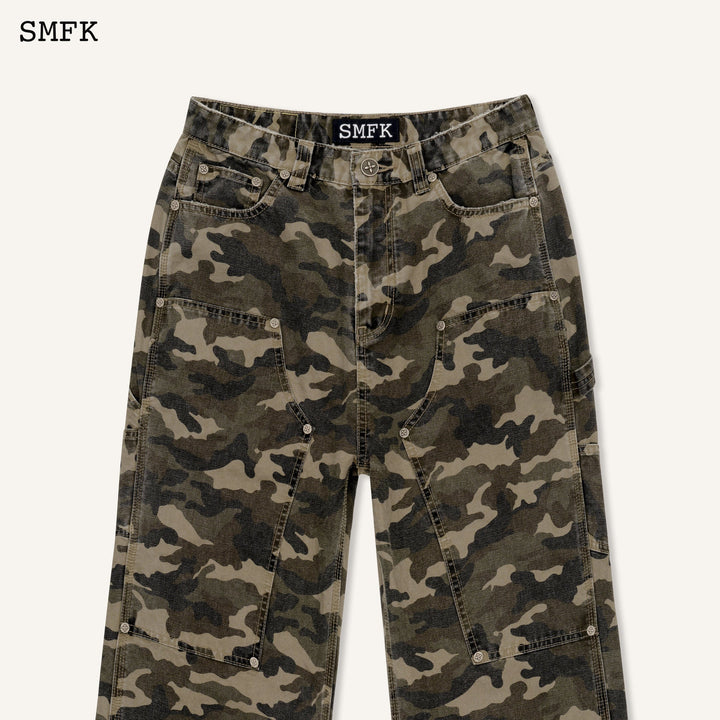 SMFK WILDWORLD LOGGING CAMOUFLAGE WORK WEAR PANTS