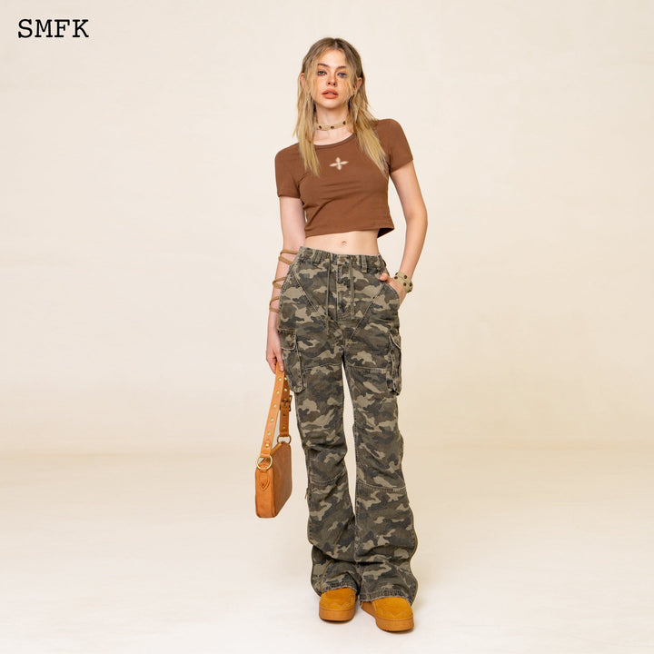 SMFK WILDWORLD MERMAID CAMOUFLAGE WORKWEAR PANTS