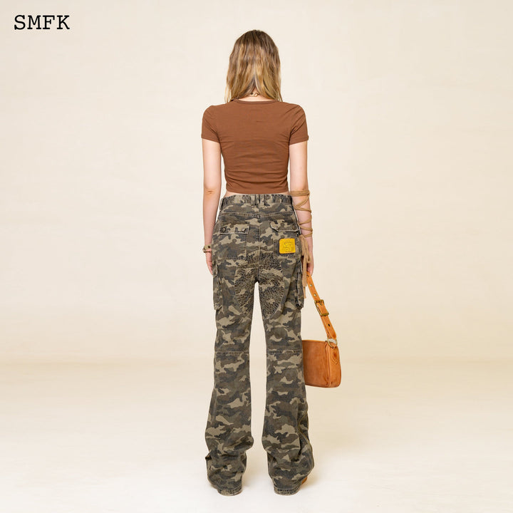 SMFK WILDWORLD MERMAID CAMOUFLAGE WORKWEAR PANTS