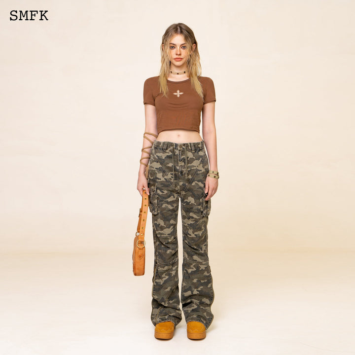 SMFK WILDWORLD MERMAID CAMOUFLAGE WORKWEAR PANTS