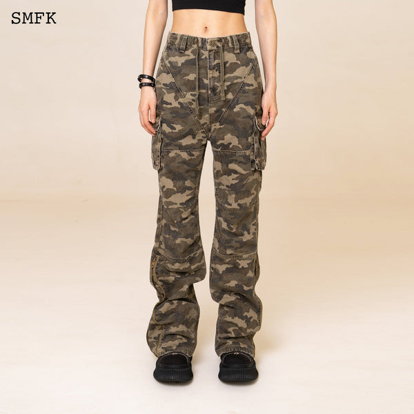 SMFK WILDWORLD MERMAID CAMOUFLAGE WORKWEAR PANTS