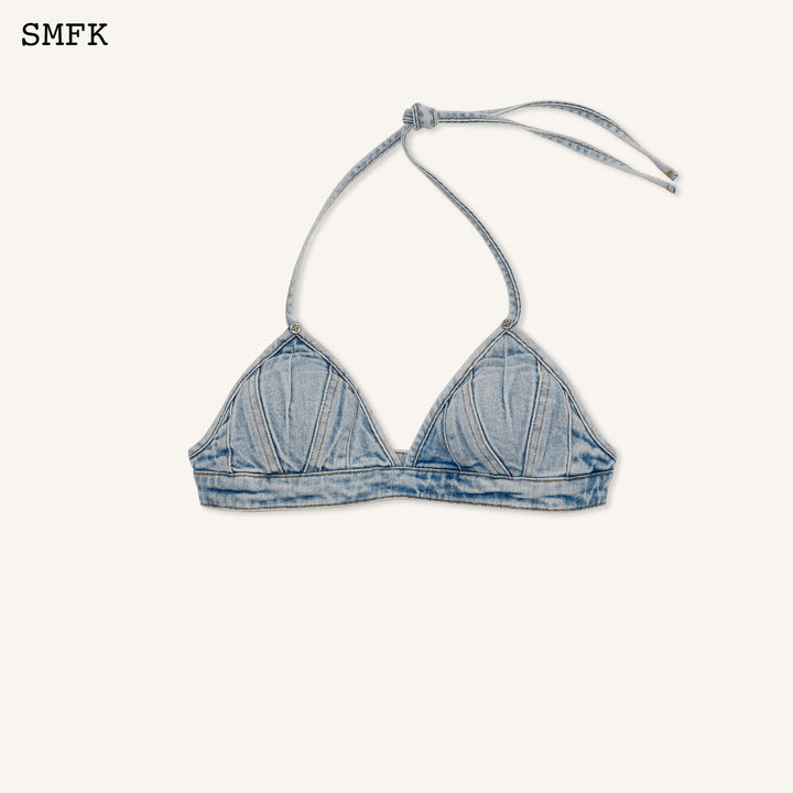 SMFK WILDWORLD RIDER DENIM BIKINI SKY BLUE