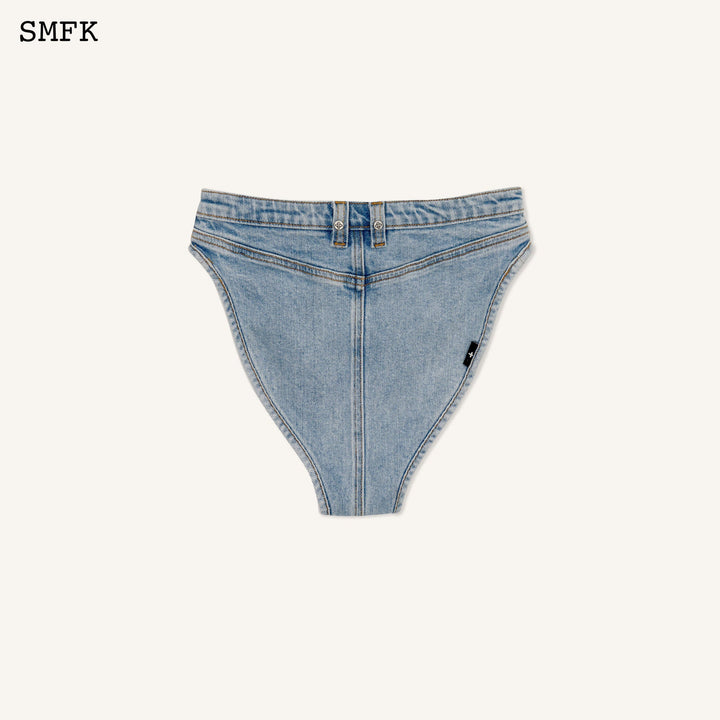 SMFK WILDWORLD RIDER DENIM BIKINI SKY BLUE