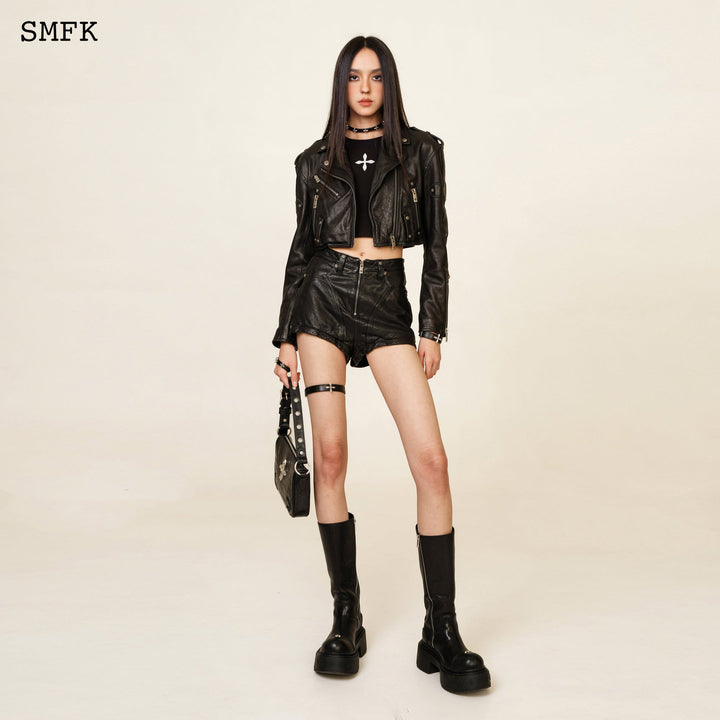 SMFK WILDWORLD RIDER LAMBSKIN SHORT JACKET