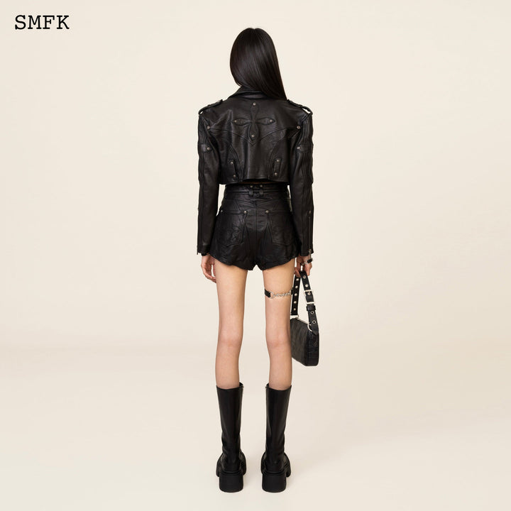 SMFK WILDWORLD RIDER LAMBSKIN SHORT JACKET