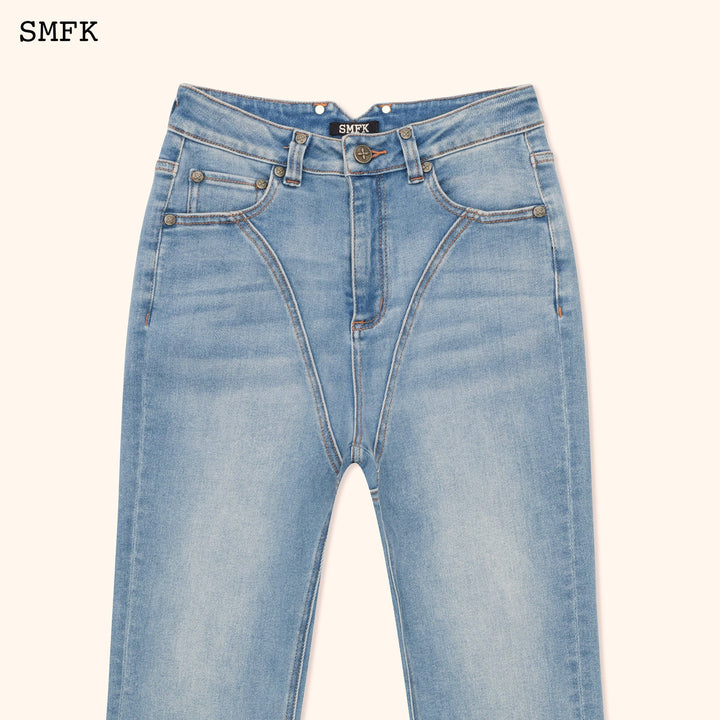 SMFK WILDWORLD RIDER MERMAID JEANS IN BLUE