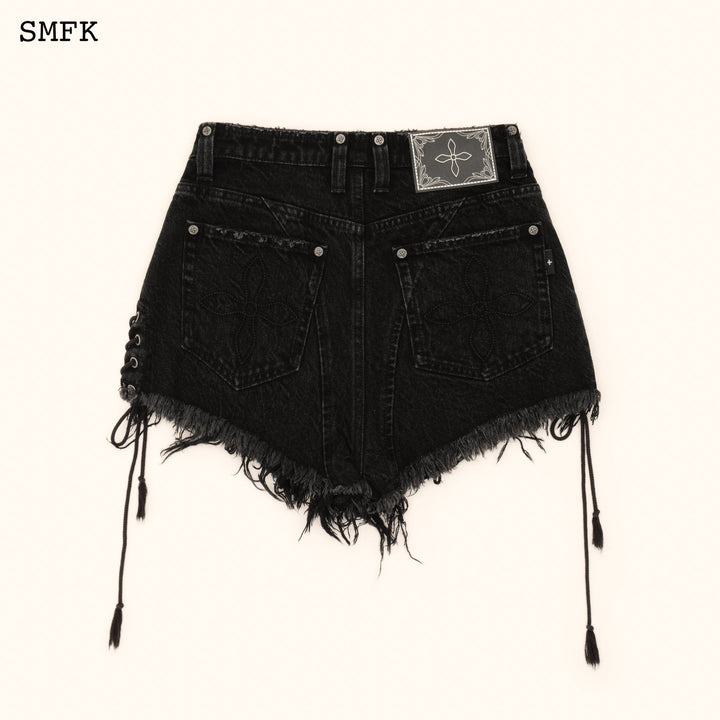 SMFK WILDWORLD ROCK HIGH-WAIST SHORT JEANS