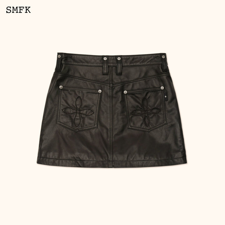 SMFK WILDWORLD ROCK SUEDE MID-WAIST MINI SKIRT