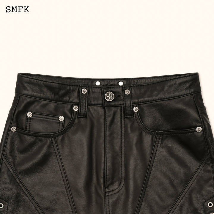 SMFK WILDWORLD ROCK SUEDE MID-WAIST MINI SKIRT