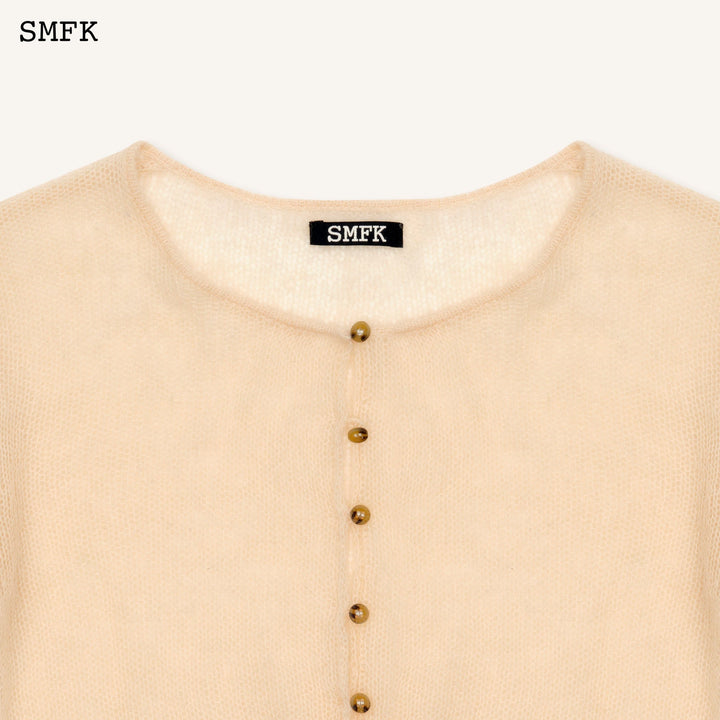 SMFK WILDWORLD STRAY WOOL KNITTED CARDIGAN