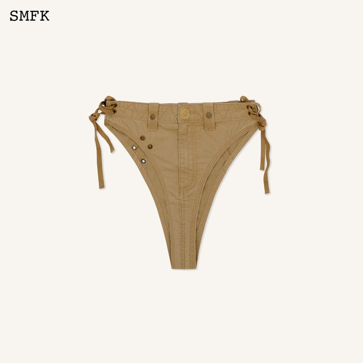 SMFK WILDWORLD STRAY WORKWEAR STYLE BIKINI WHEAT