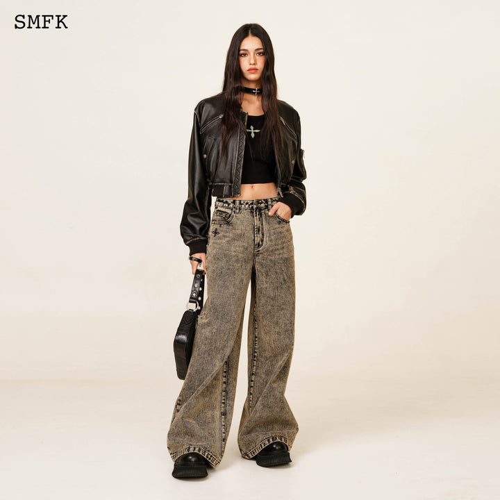 SMFK WILDWORLD TARPAN CLASSIC SUNSET FLARED JEANS