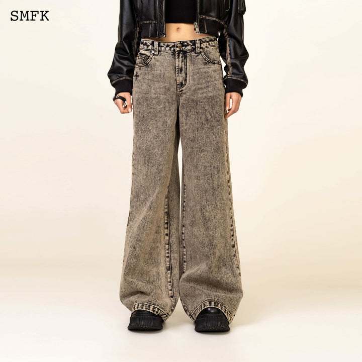 SMFK WILDWORLD TARPAN CLASSIC SUNSET FLARED JEANS