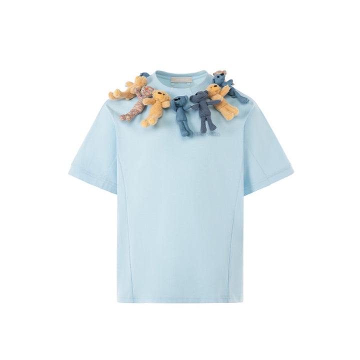 13De Marzo MINI BEARS COLLAR TEE