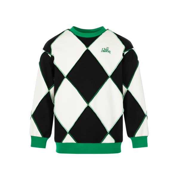 DIAMOND CHECK SWEATER