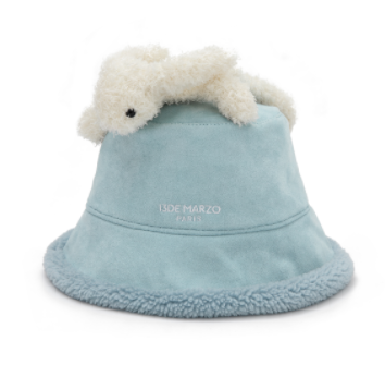 Lazy Plush Rabbit Both-side Bucket Hat