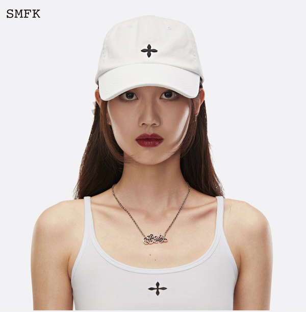 COMPASS CLASSIC BASEBALL CAP WHITE