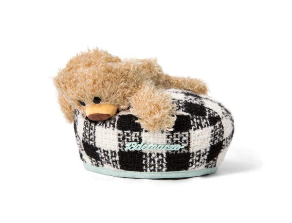 Houndstooth Bear Beret