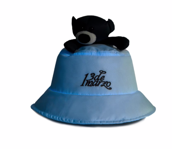 BEAR FLUORESCENCE DOWN BUCKET HAT