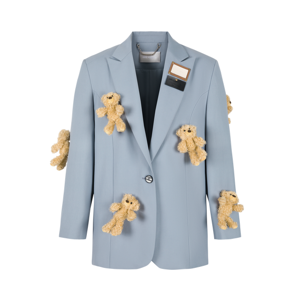 13De Marzo MINI BEAR COVERED SUIT BLUE