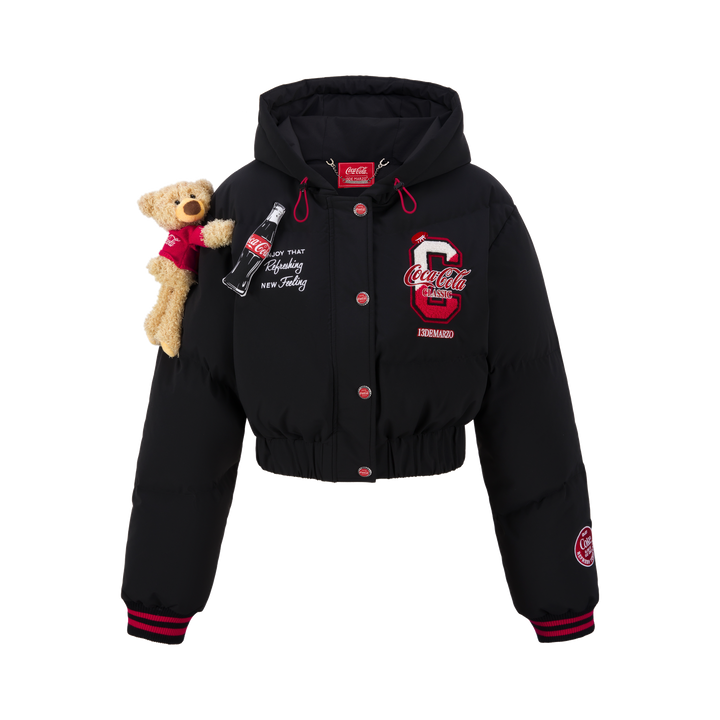 13De Marzo COCA-COLA BEAR HOODED DOWN JACKET