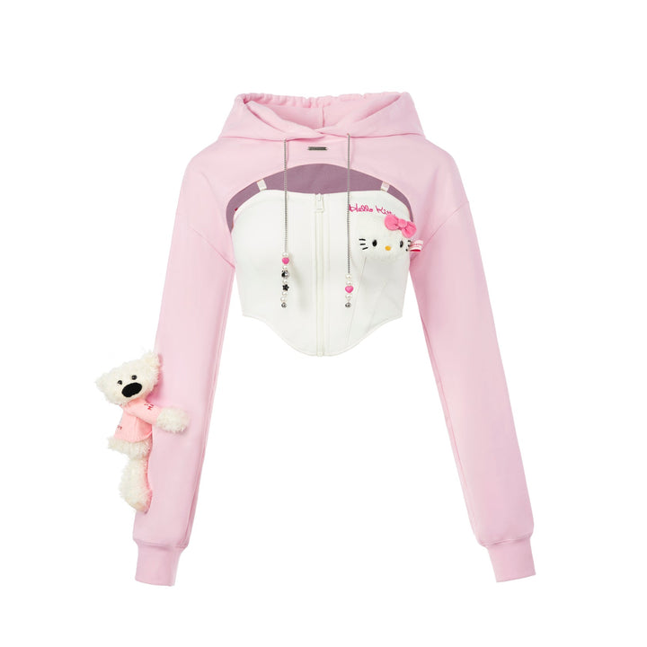 13De Marzo HELLO KITTY BEAR SPORTS HOODIE