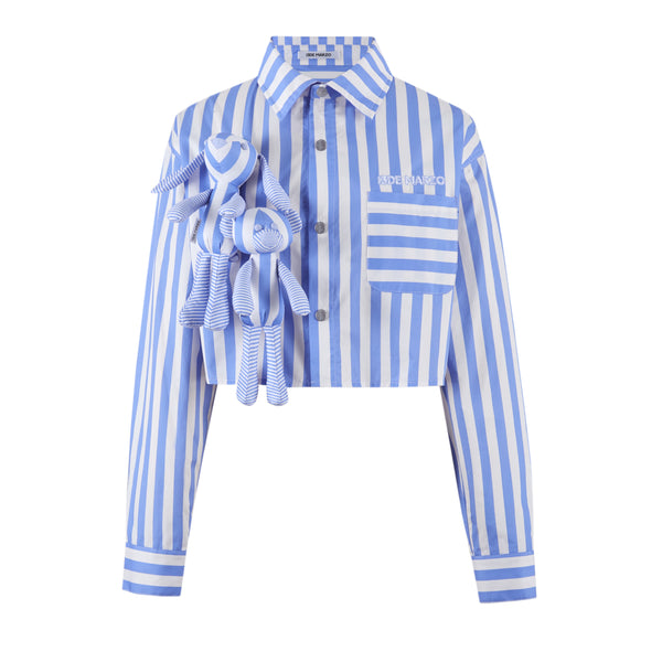 13DE MARZO Doozoo Blue Stripe Shirt