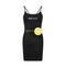 PALDA BEAR VELCRO PATCH BAG TIGHT-FITTING DRESS