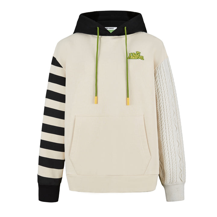 13DE MARZO MARZO Green Back Knit Hoodie