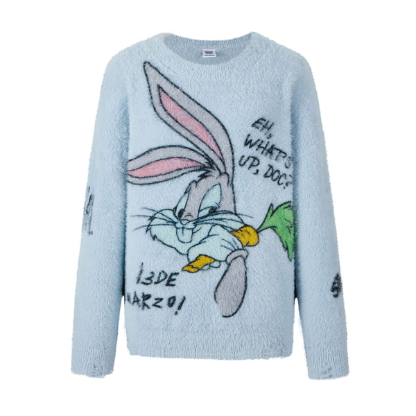 13DE MARZO Bugs Bunny Artificial Fur Sweater