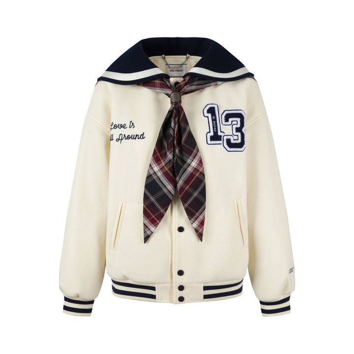 13DE MARZO SAILOR COLLAR PADDED COAT