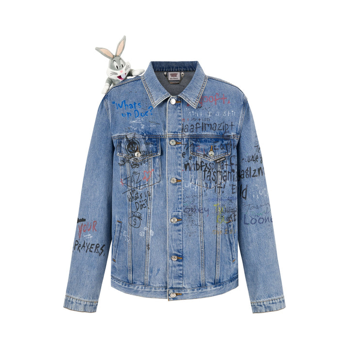 13DE MARZO BUGS BUNNY GRAFFITI DENIM JACKET