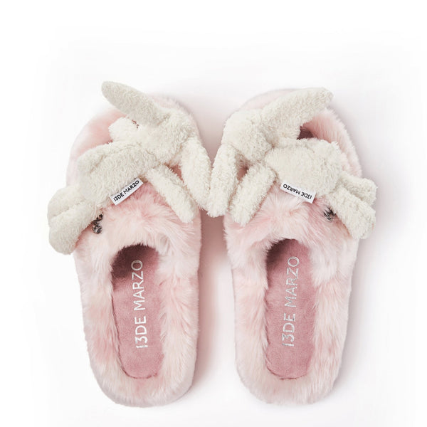 13DE MARZO LOGO FURRY PLUSH SLIPPER