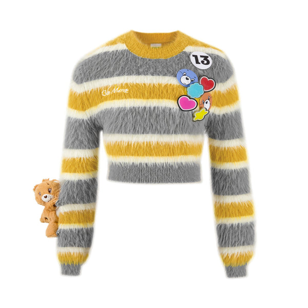 13De Marzo CARE BEARS BADGES SWEATER