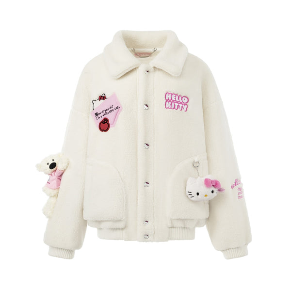 13De Marzo HELLO KITTY BEAR FLEECE COAT