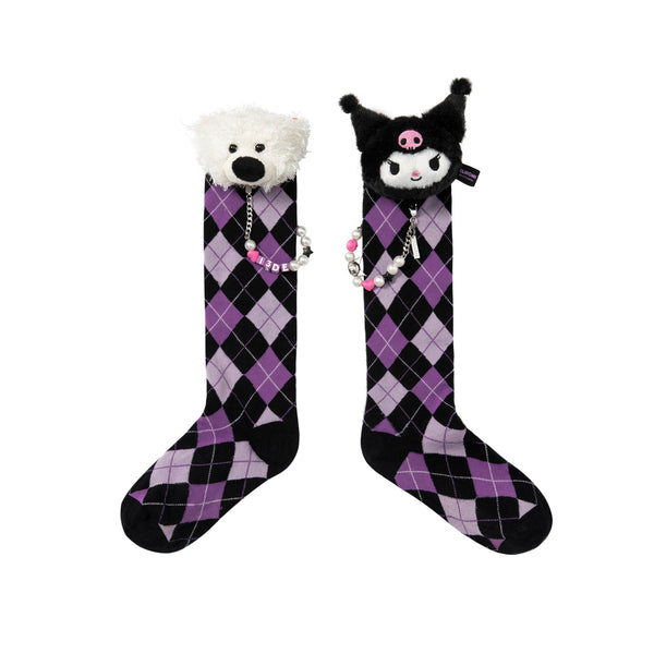 13De Marzo KUROMI BEAR CHAIN SOCKS