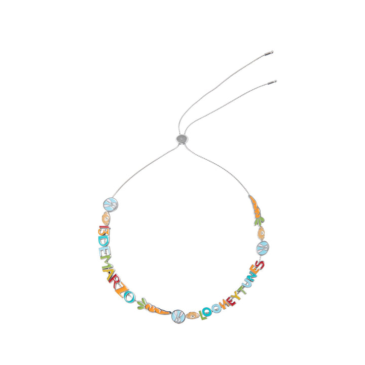 13De Marzo COLORFUL LOGO LETTER NECKLACE