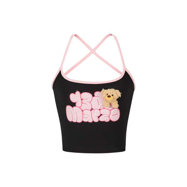 BUBBLE LOGO BACKLESS CAMISOLE