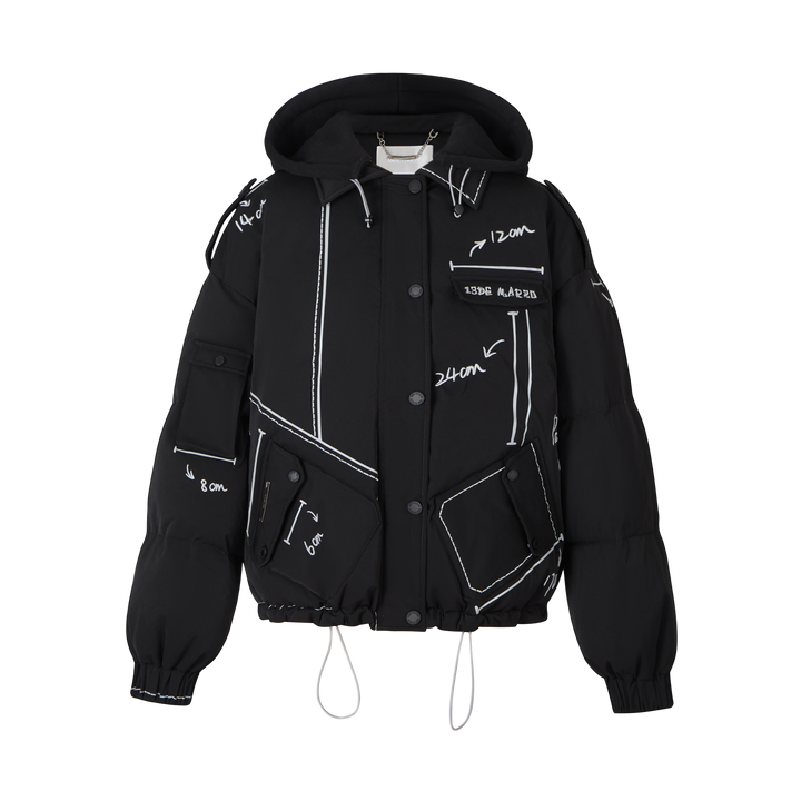 13De Marzo SKETCH LINE DOWN JACKET