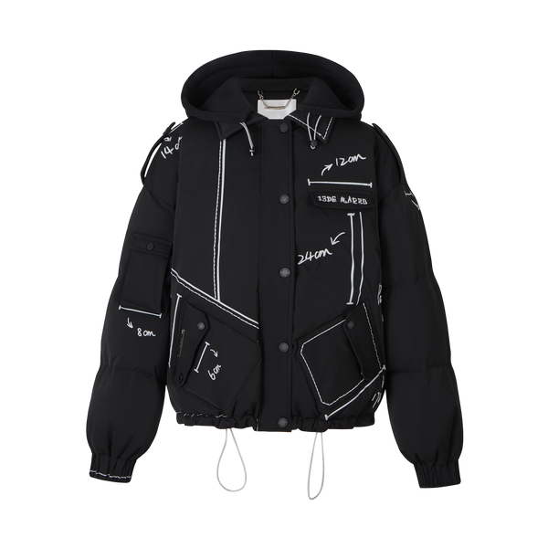 13De Marzo SKETCH LINE DOWN JACKET