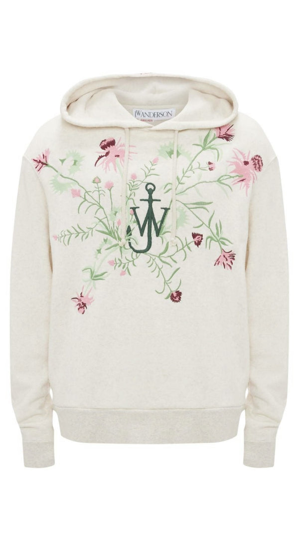 JWANDERSON POL THISTLE EMBROIDERY HOODIE