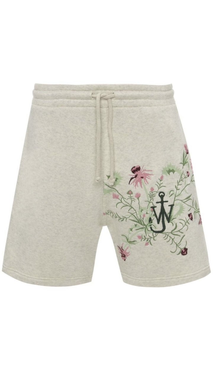 JWANDERSON POL THISTLE EMBROIDERY SHORTS