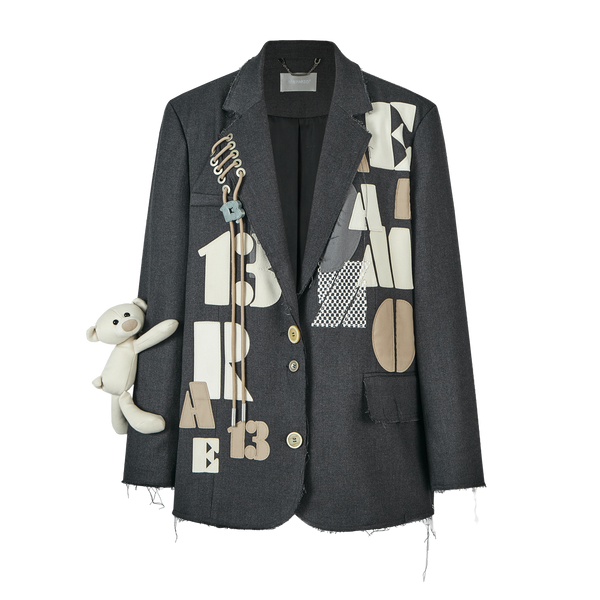 13De Marzo BEAR MALPOSITION LOGO SUIT