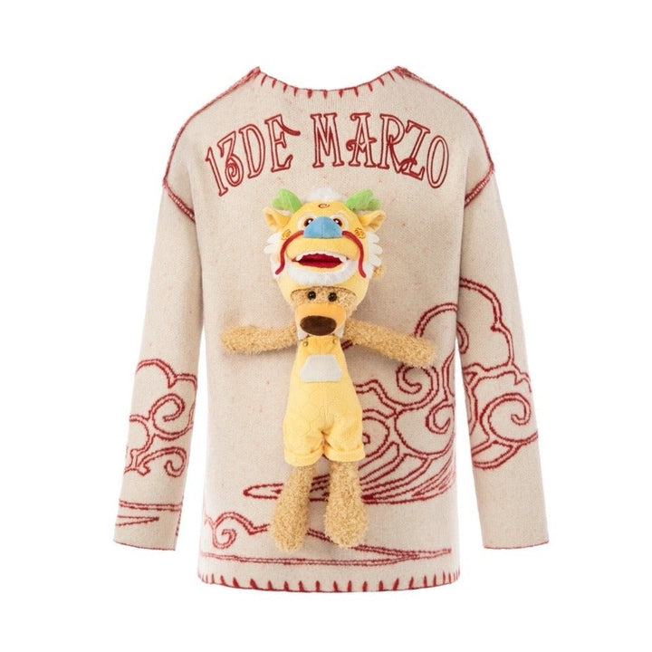 13De Marzo DRAGON YEAR KNIT CARDIGAN