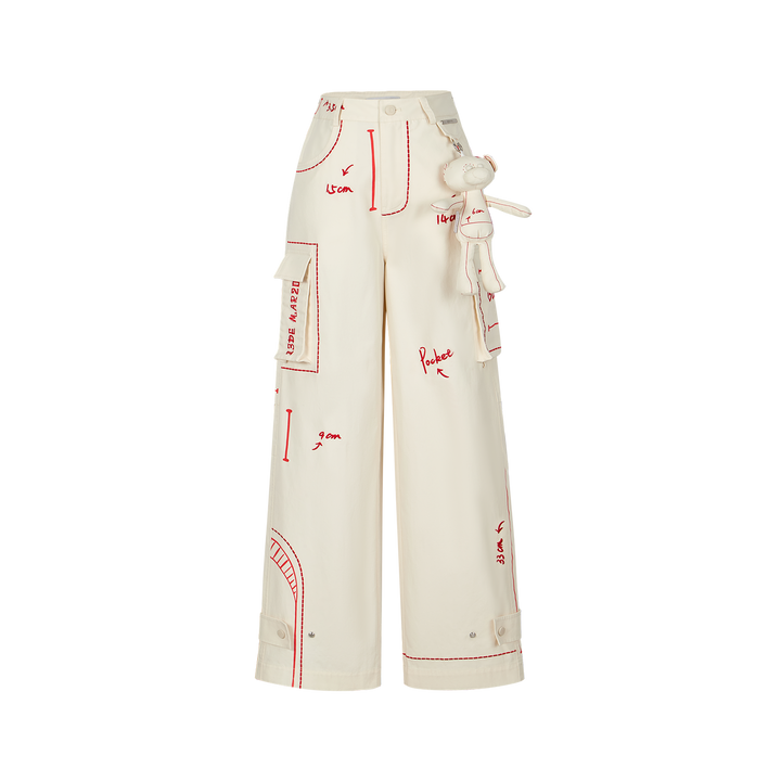 13De Marzo SKETCH LINE TROUSERS