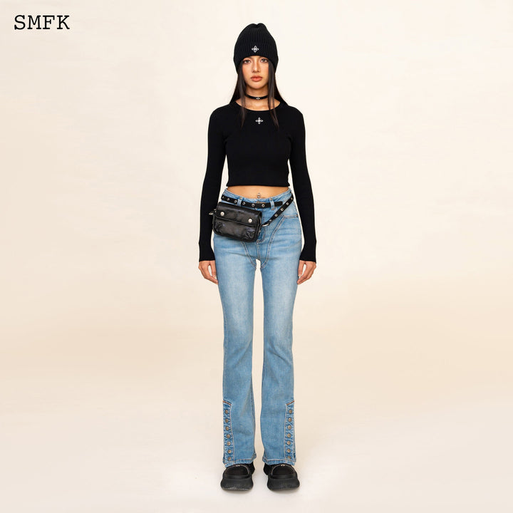 SMFK WILDWORLD RIDER MERMAID JEANS IN BLUE